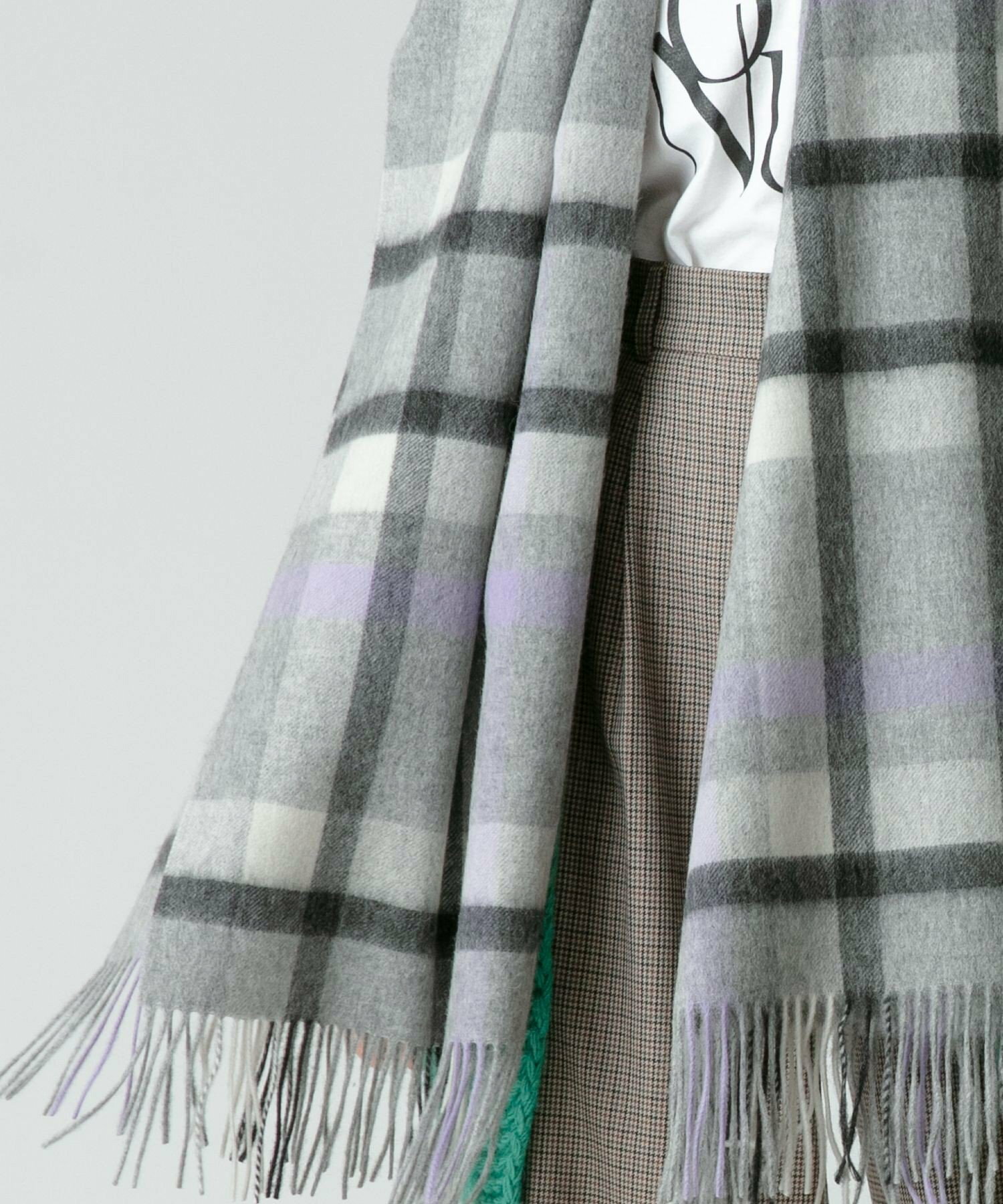 【TWEEDMILL(ツィードミル)】 LAMBS WOOL STOLE